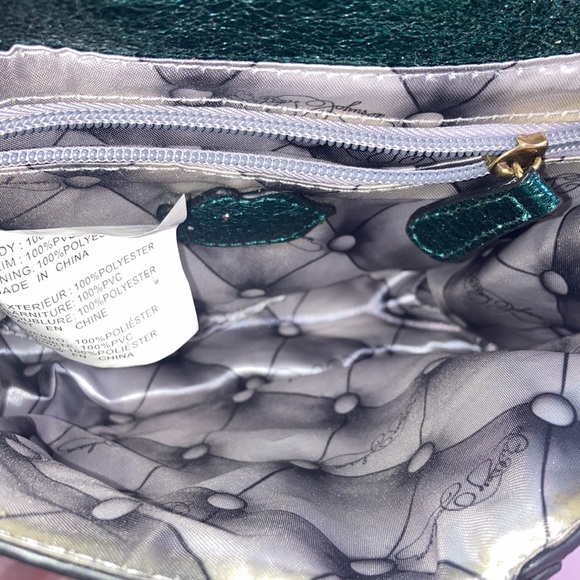 BETSEY JOHNSON metallic bow purse - Picture 4 of 6